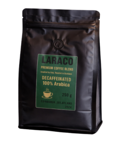 Laraco decaffeinated ground coffee for mchine use 250 g